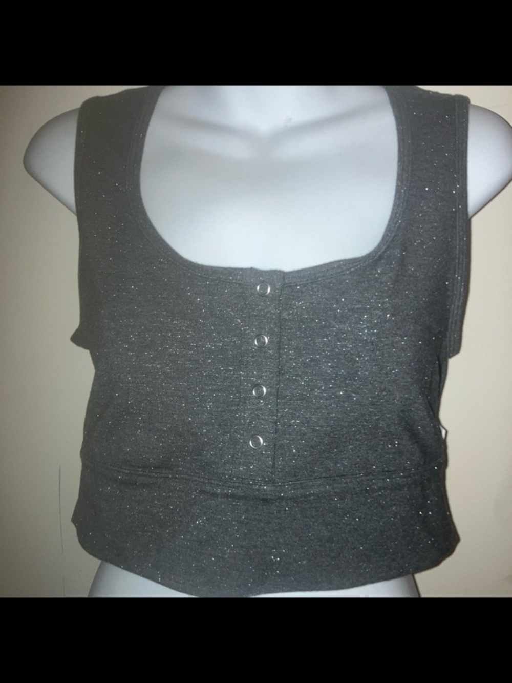 All-Day Cotton Henley Scoop Bra
